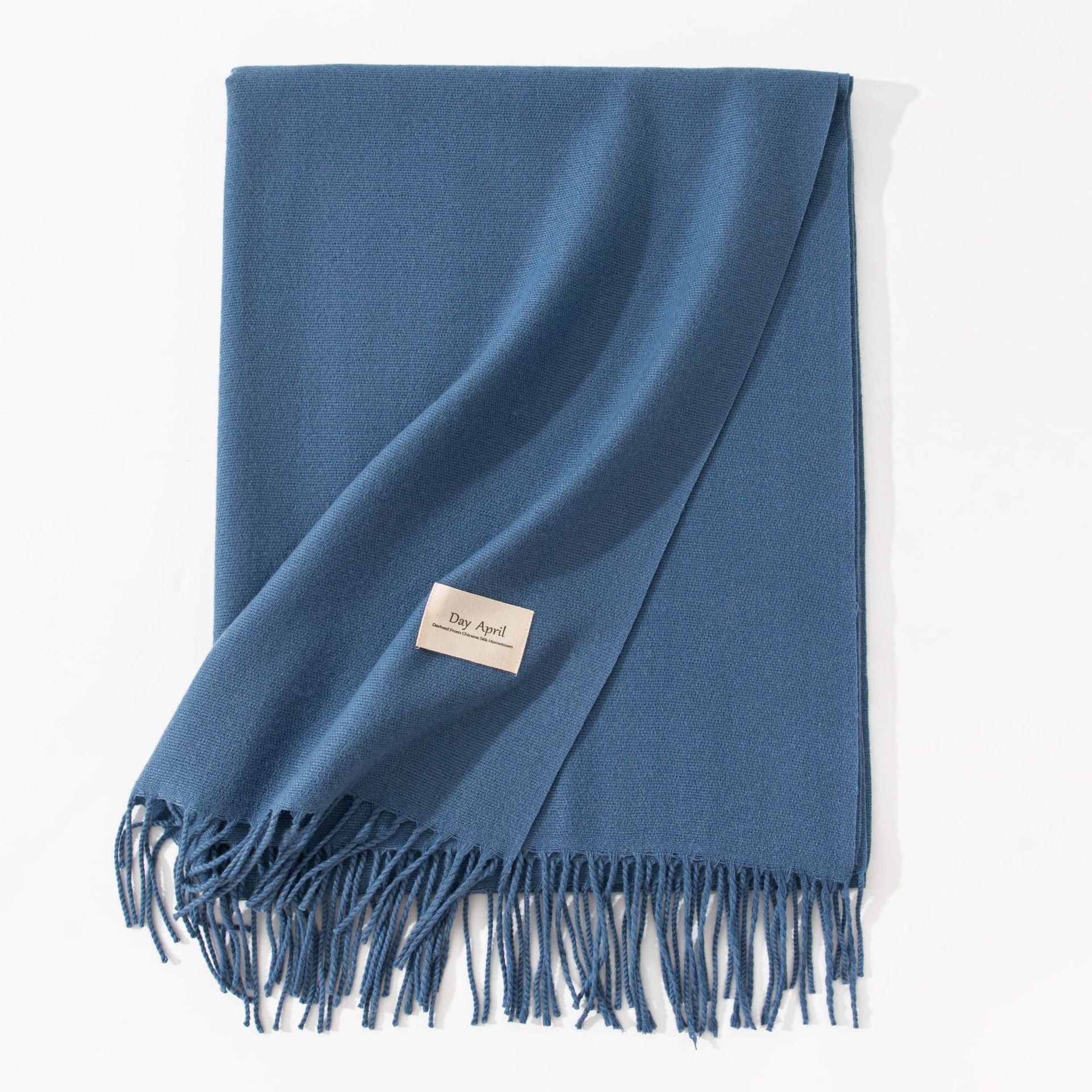 Cashmere-Feel Tassel Scarf
