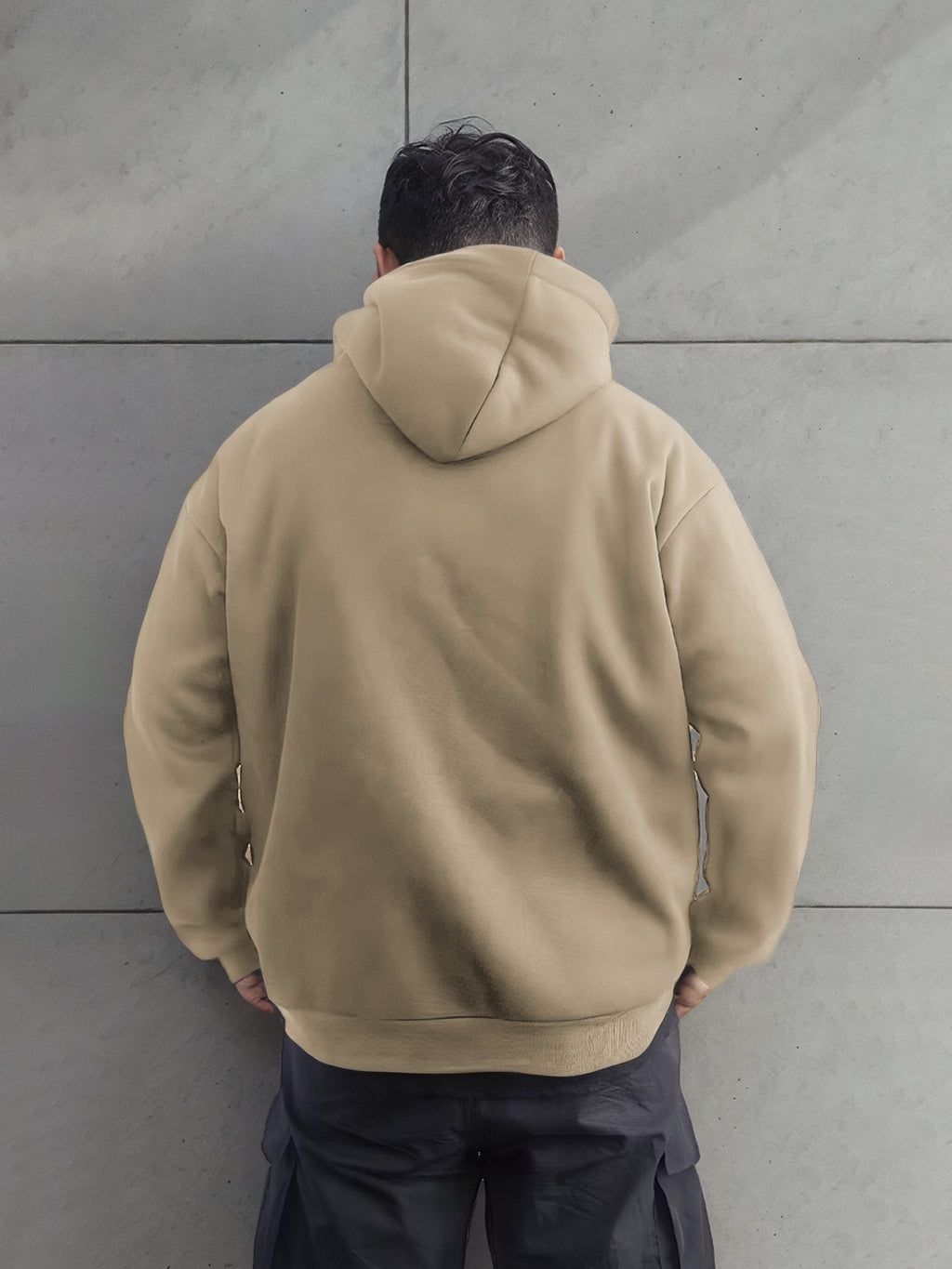Fashionable Solid Color Long Sleeved Printed Hoodie For Both Men And Women