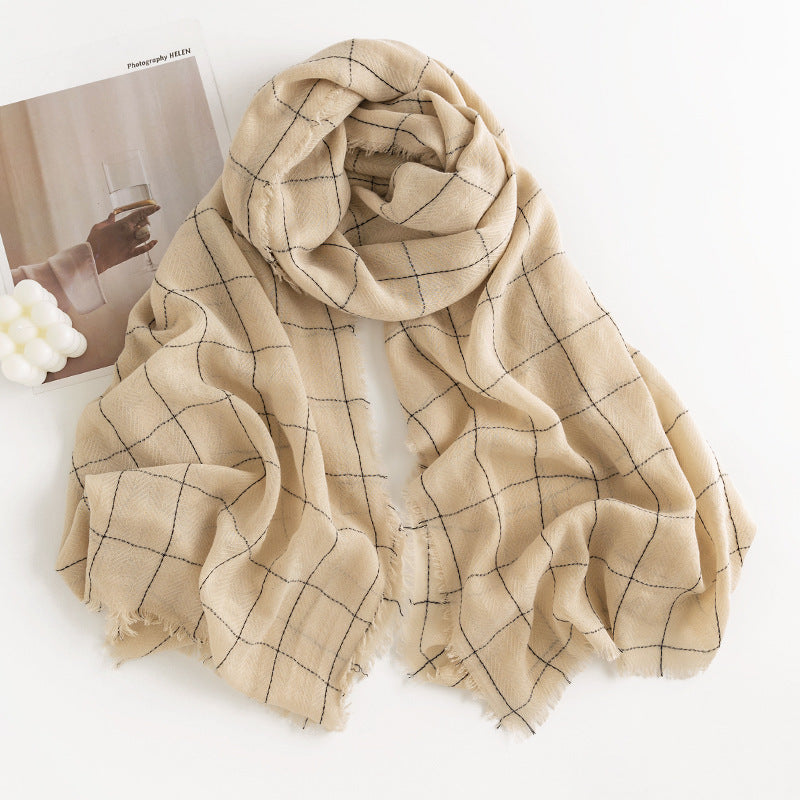 Herringbone Tassel Scarf