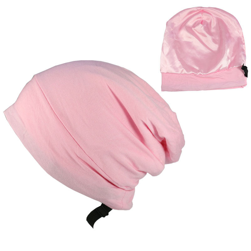 Adjustable Satin-Lined Bonnet