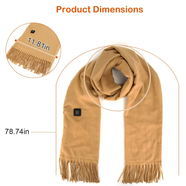 USB Heated Winter Scarf product image