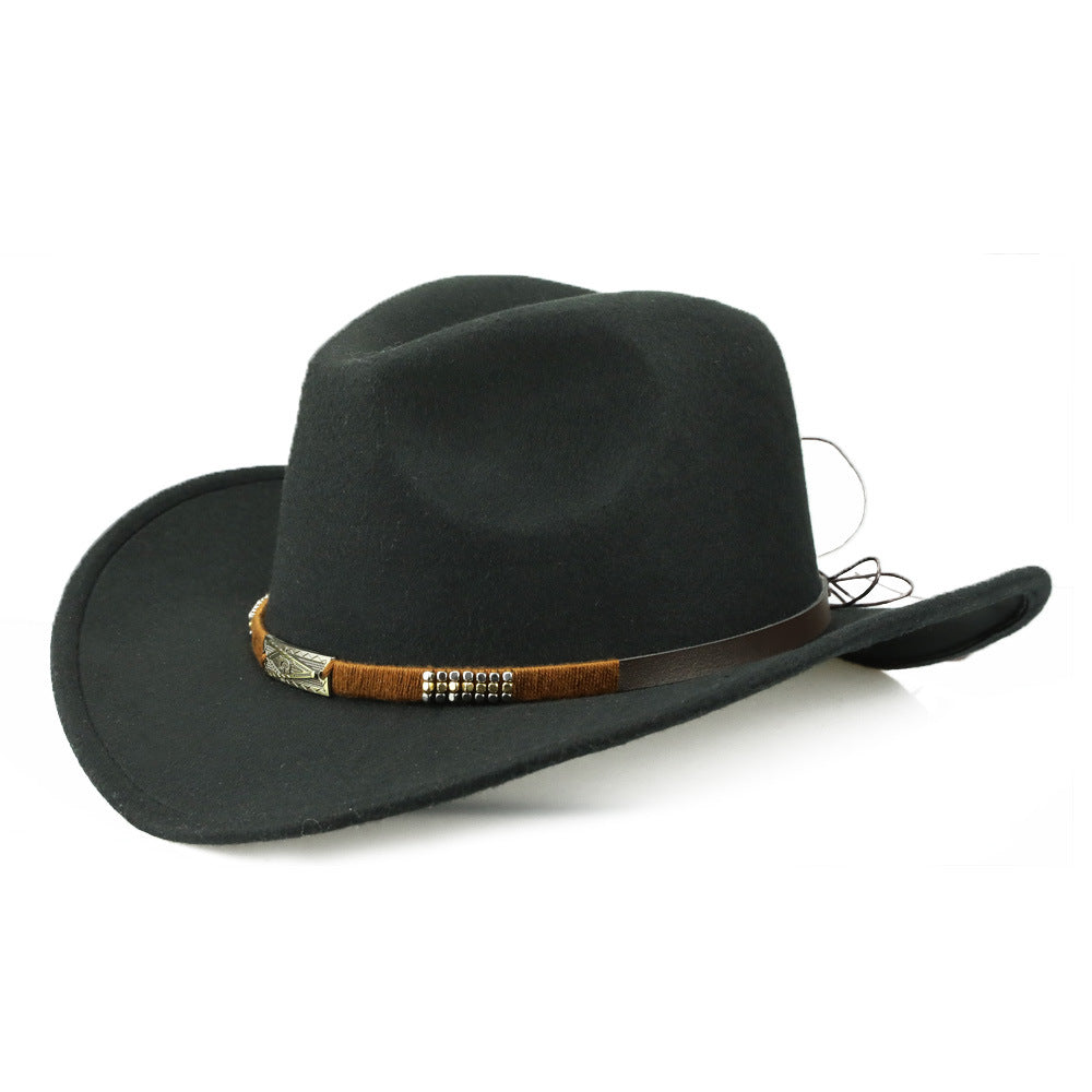 Wool-Felt Western Hat
