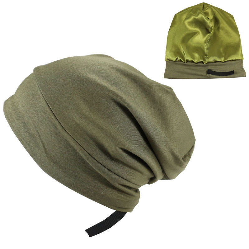Adjustable Satin-Lined Bonnet
