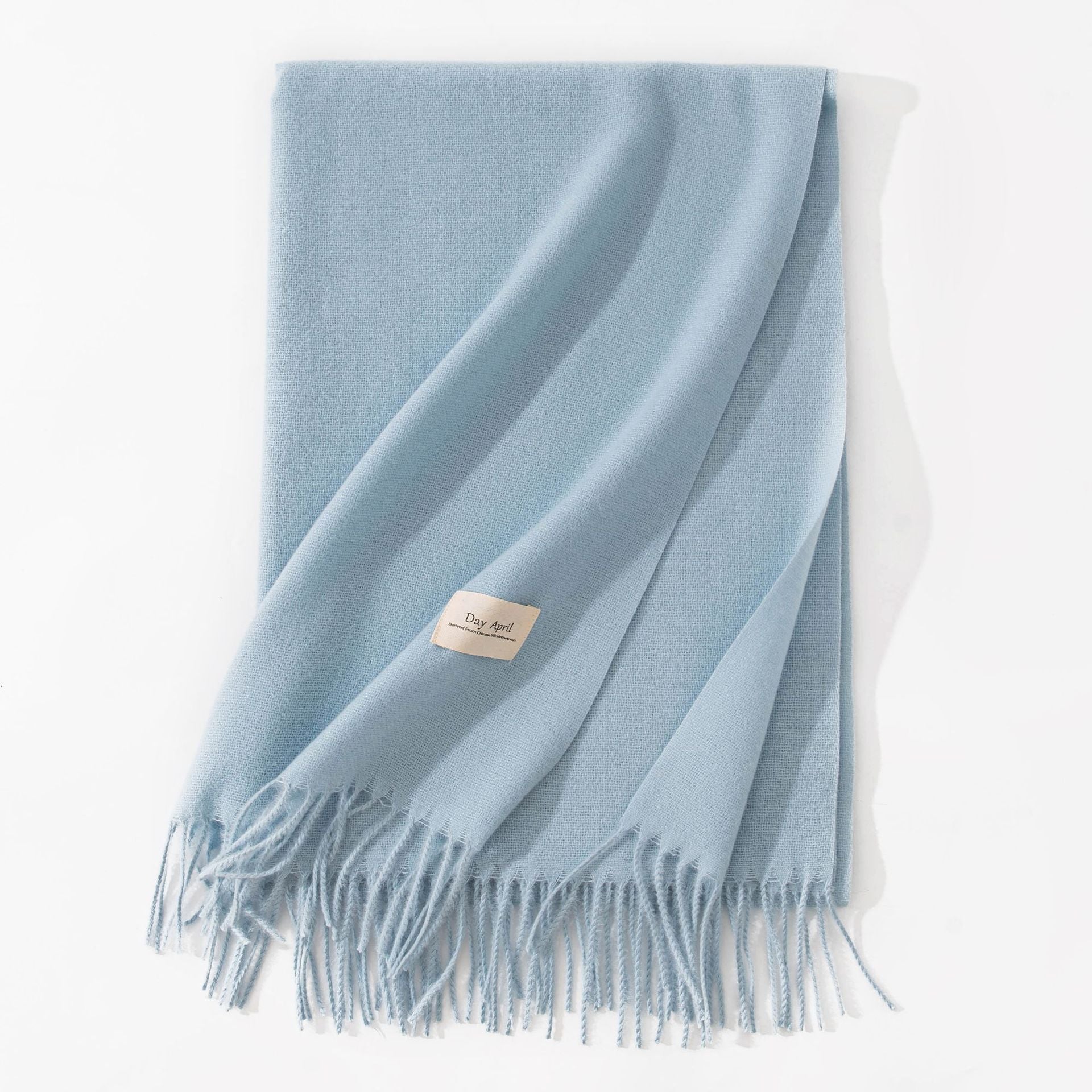 Cashmere-Feel Tassel Scarf