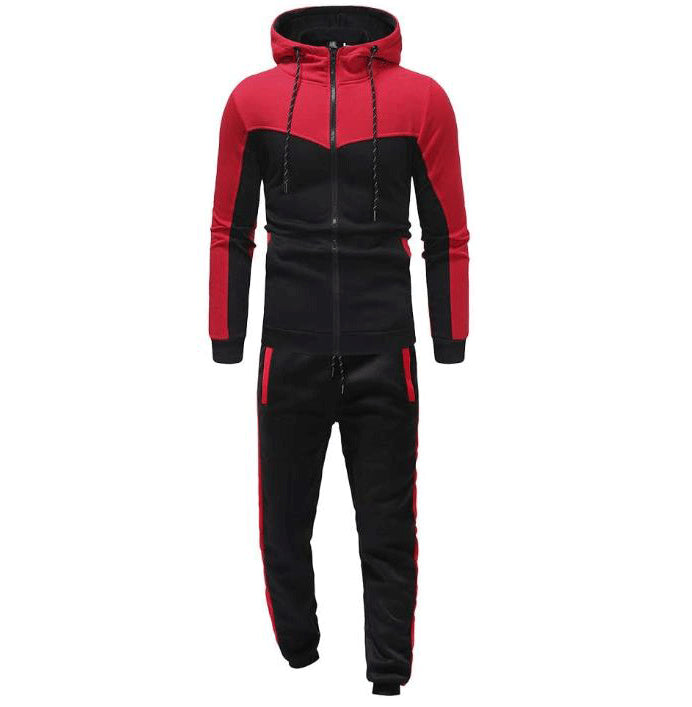 Colorblock Hooded Cardigan Set product image