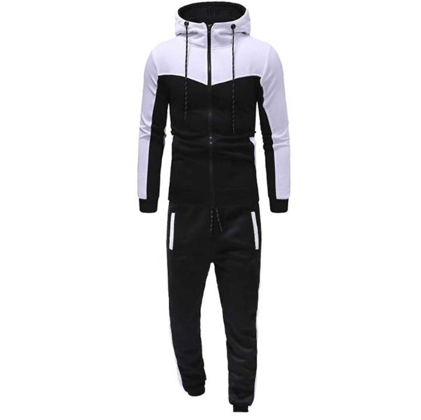 Colorblock Hooded Cardigan Set product image