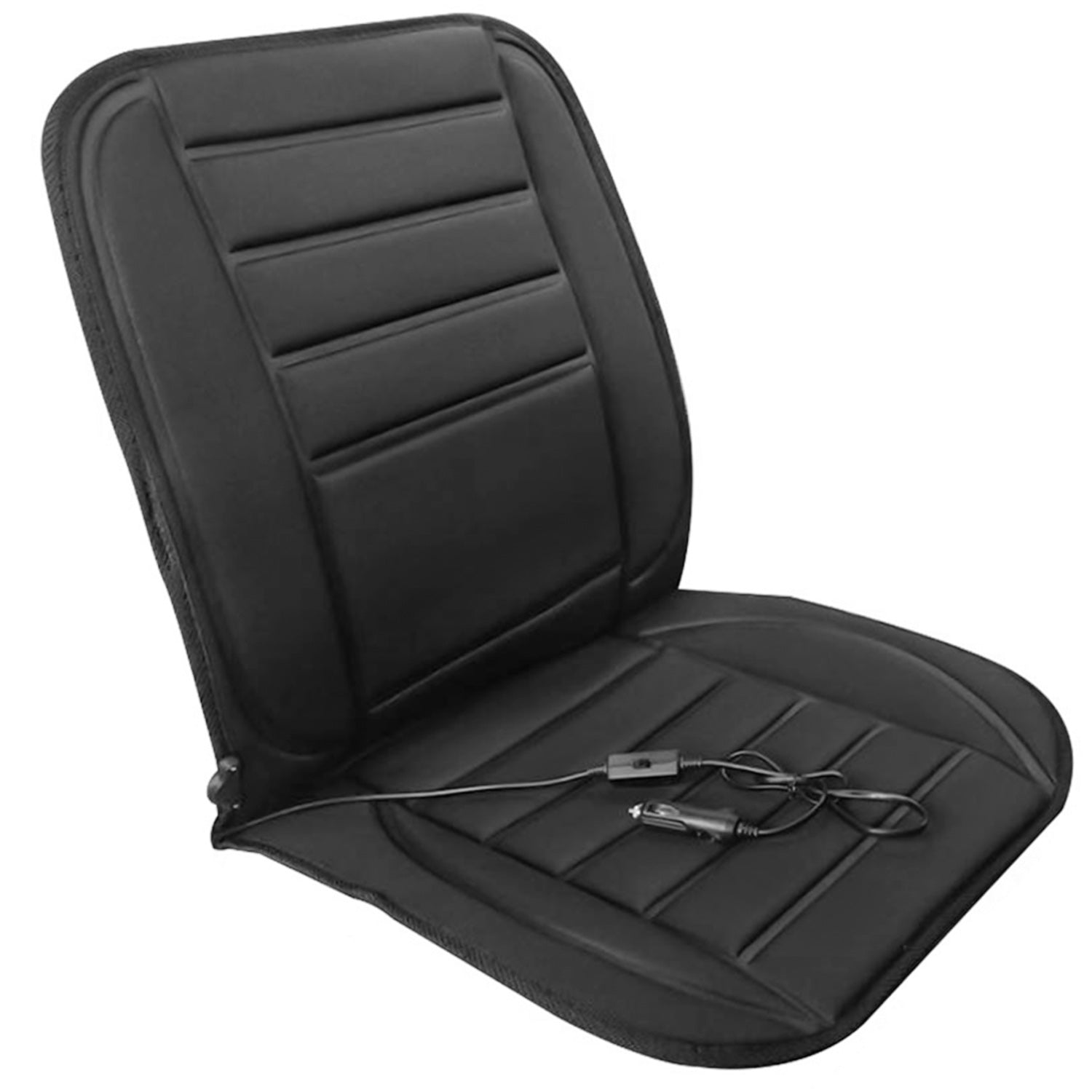 1Pc Heated Car Seat Cushion 12V Auto Seat Cover Warmer With Adjustable Temperature Controller For Cars Trucks SUV