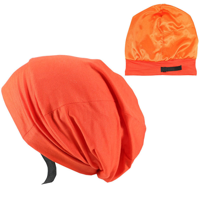 Adjustable Satin-Lined Bonnet