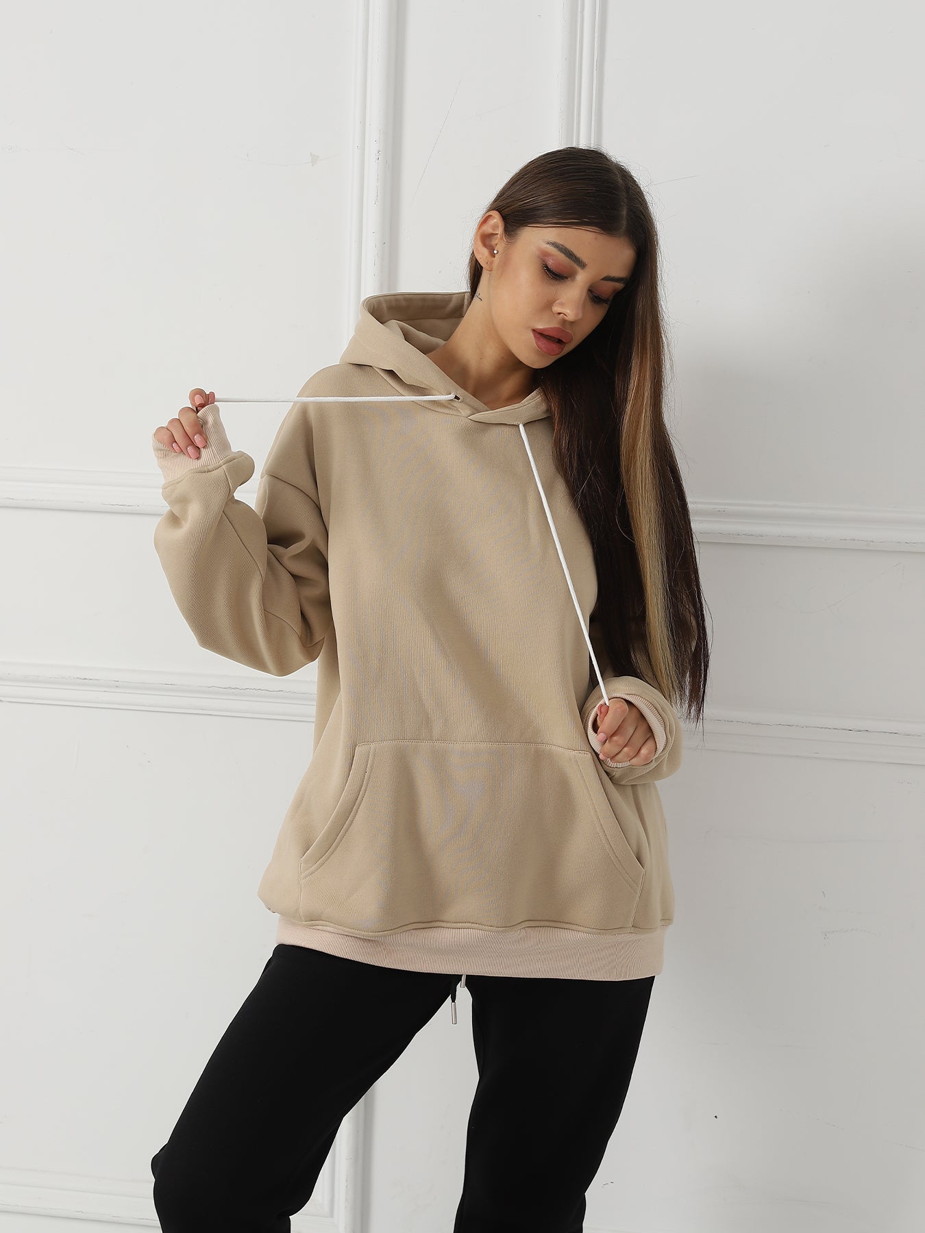 Women's Fashionable Casual Printed Long Sleeved Sweatshirt