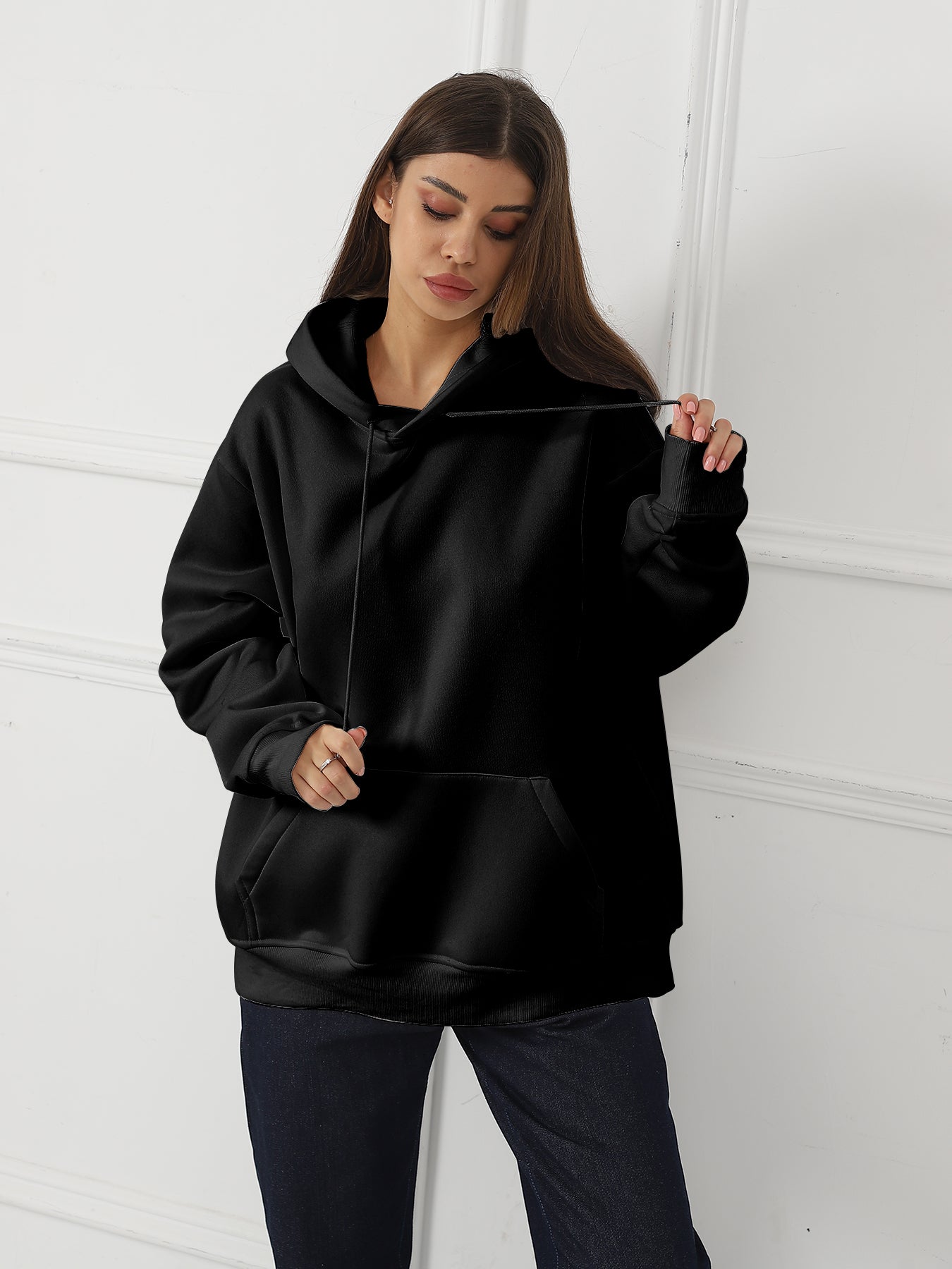 Women's Fashionable Casual Printed Long Sleeved Sweatshirt