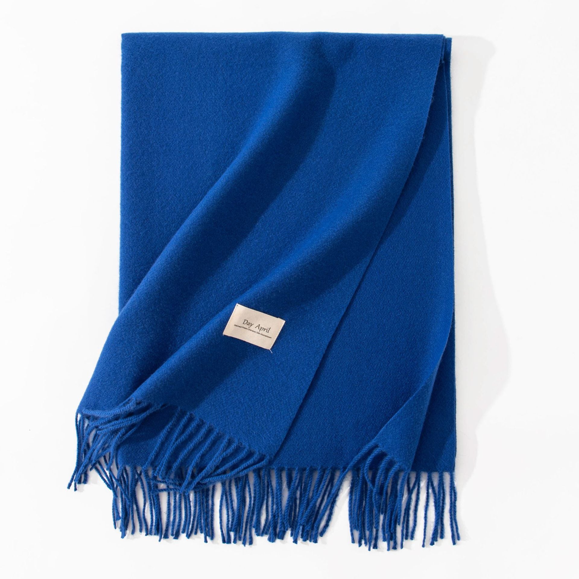 Cashmere-Feel Tassel Scarf