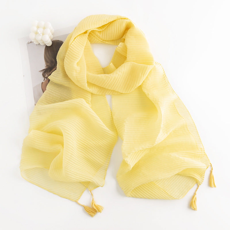 Herringbone Tassel Scarf