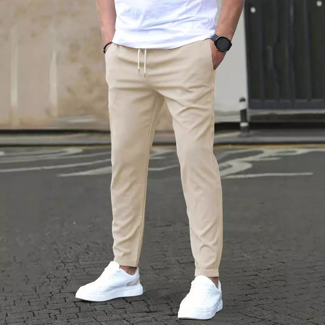 Slim Cropped Casual Pants product image