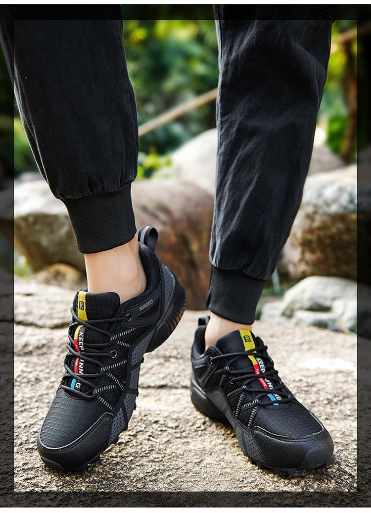 Lightweight Breathable Men's Mesh Outdoor Sports And Casual Hiking Shoes