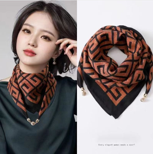 Magnetic-Buckle Square Scarf product image