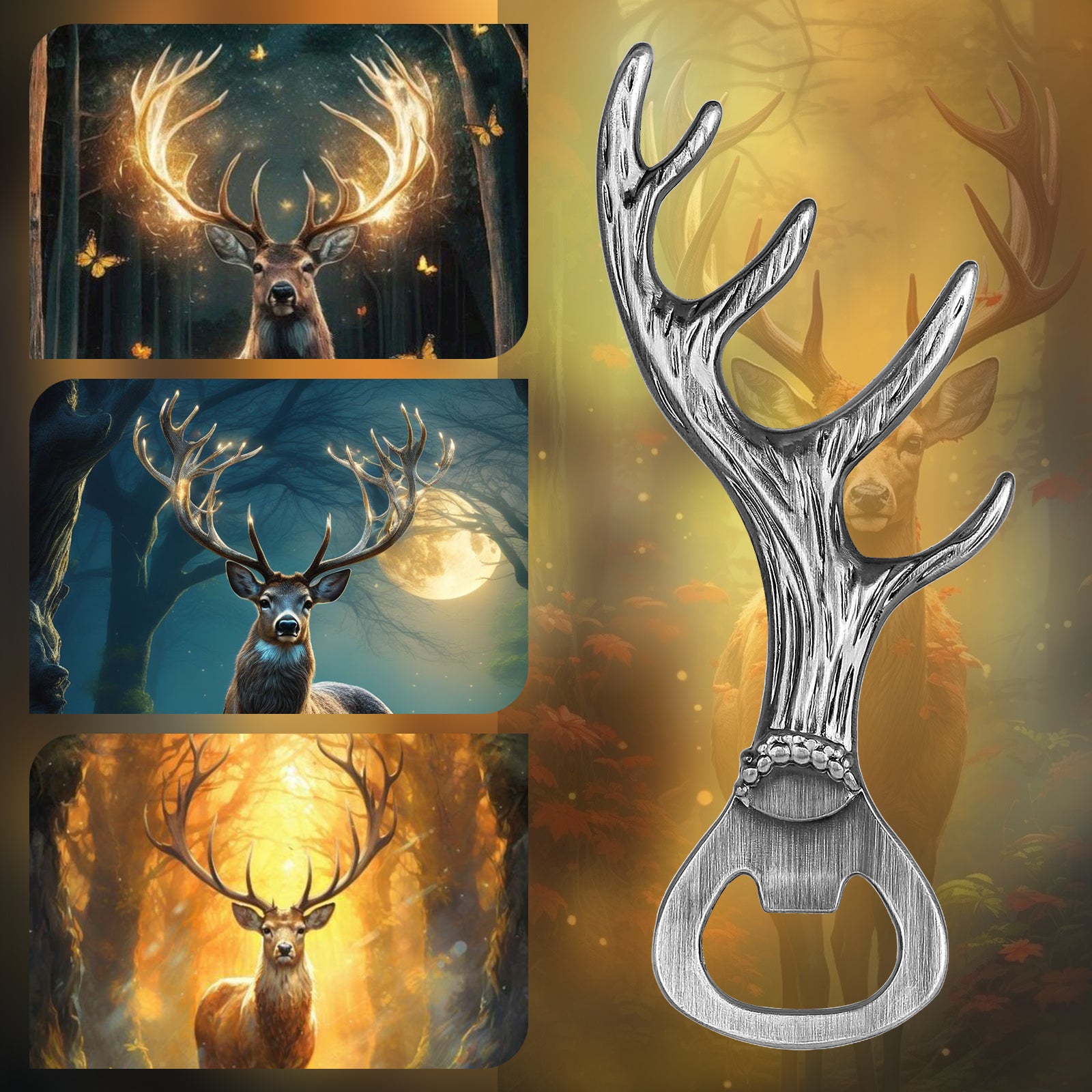 Deer Antler Bottle Opener Is A Small Tool Suitable For Various Parties And Gatherings Used To Open Beer, Wine, Juice, For Bars, Restaurants, Party Sup
