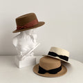 Bow-Accent Flat-Brim Cap