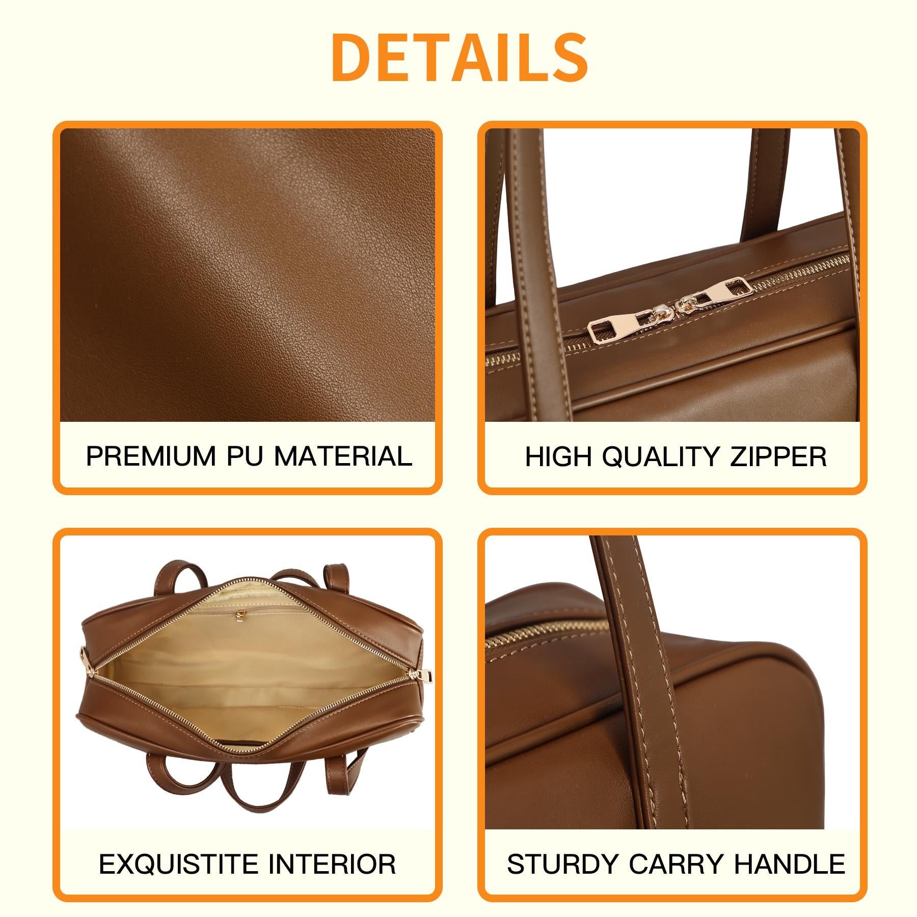 Structured White Shoulder Bag product image