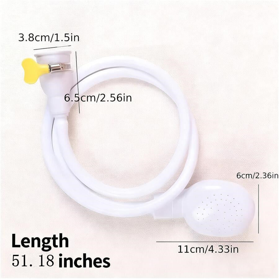 Portable Handheld Faucet Sprayer, Easy To Install Faucet Adapter, Shower Head For Shampooing And Pet Bathing, Durable ABS Material, Ideal For Home, Tr