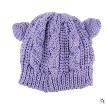 3D Cat-Ear Knit Beanie