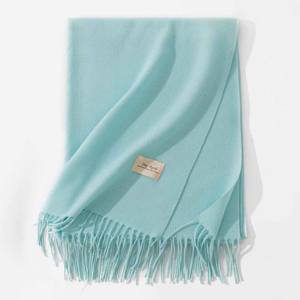 Cashmere-Feel Tassel Scarf