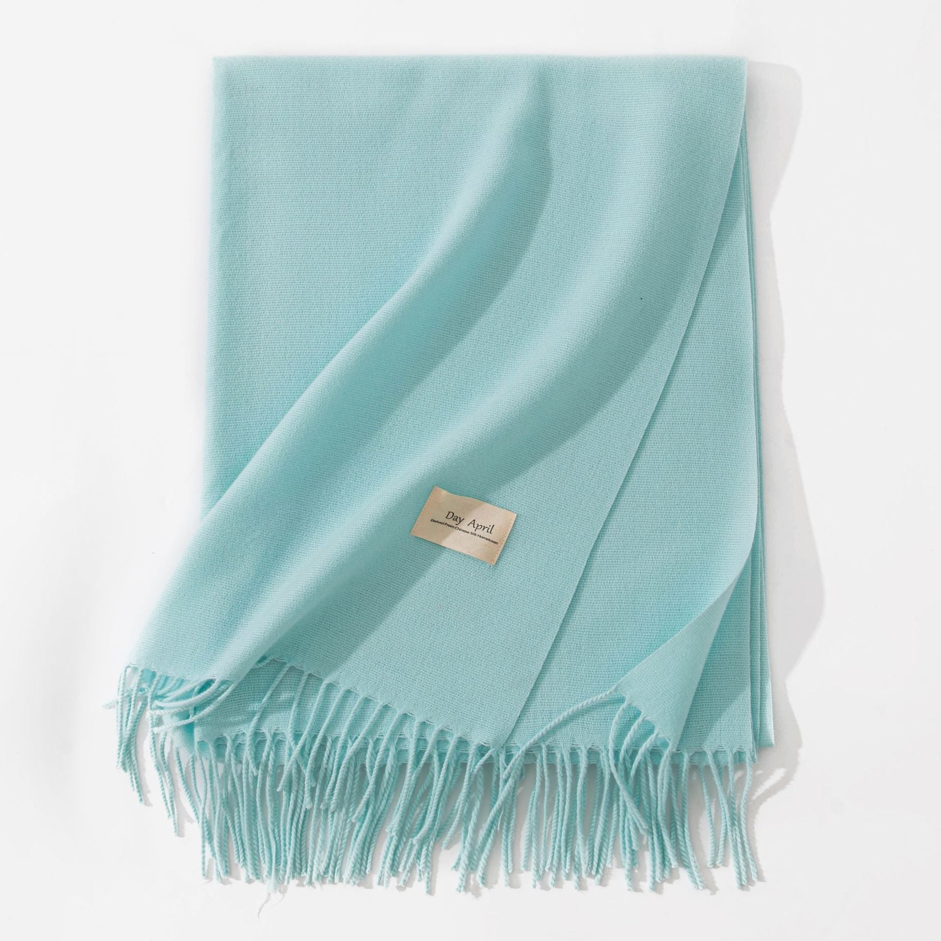 Cashmere-Feel Tassel Scarf