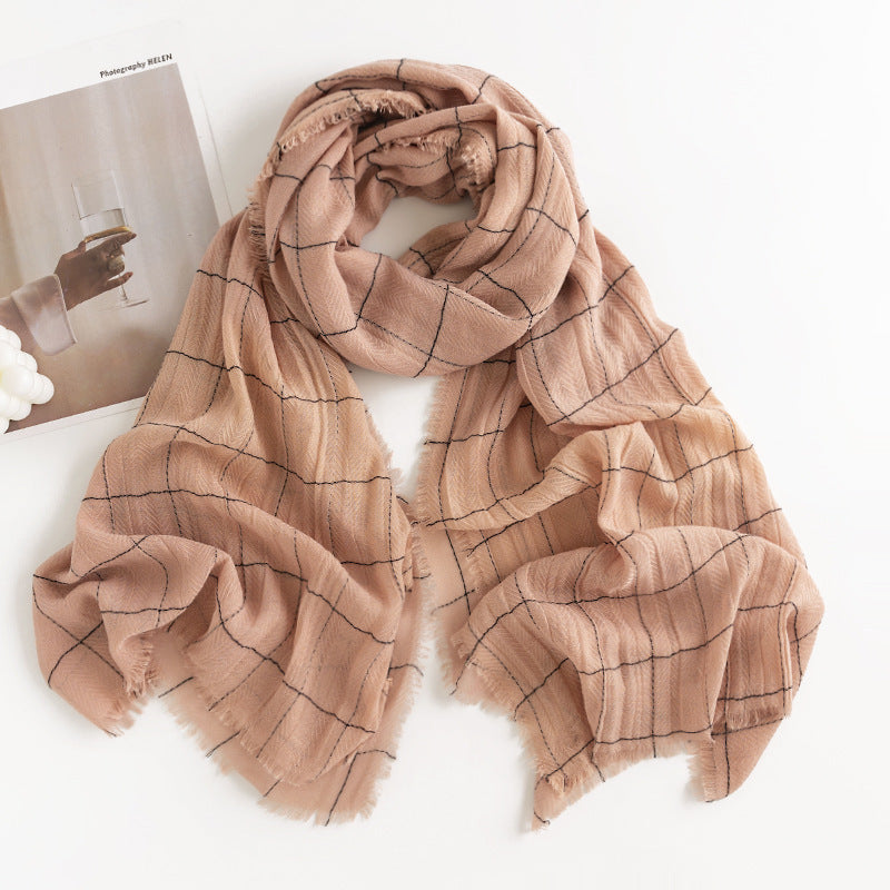 Herringbone Tassel Scarf