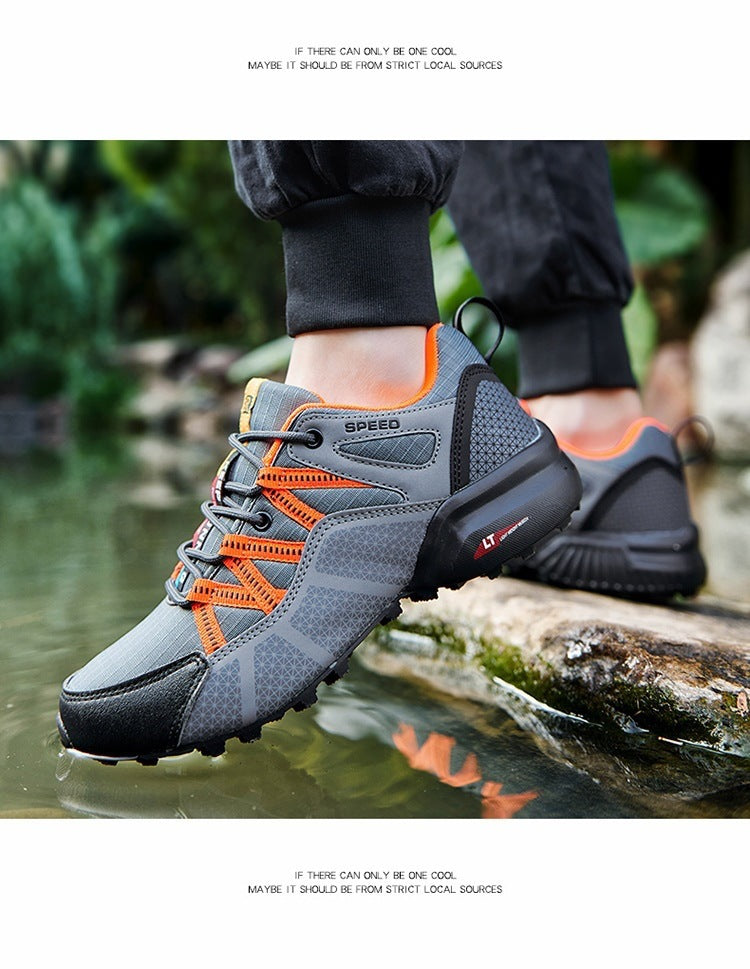 Lightweight Breathable Men's Mesh Outdoor Sports And Casual Hiking Shoes