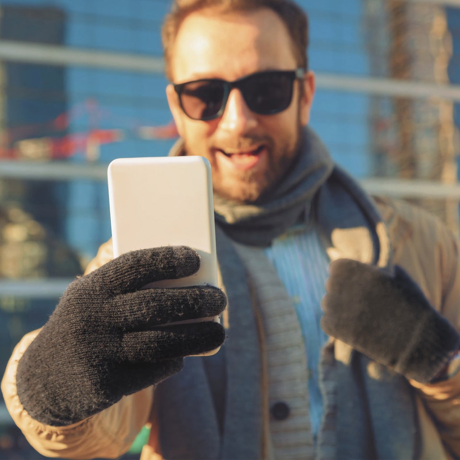 Touchscreen Knit Gloves product image