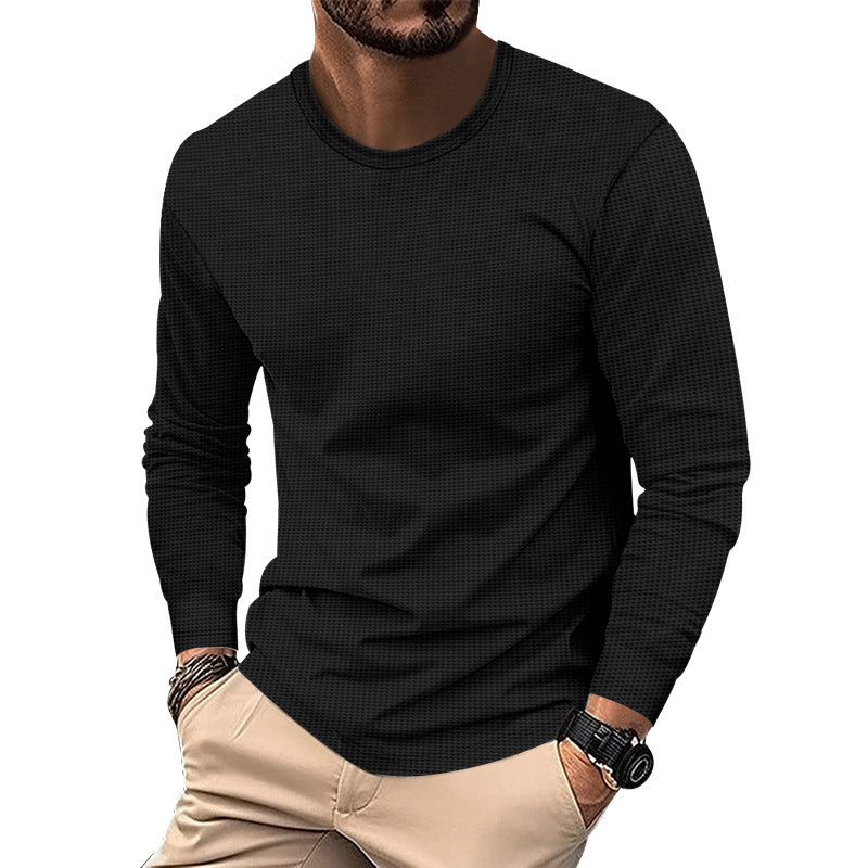 Waffle-Knit Crewneck Tee product image
