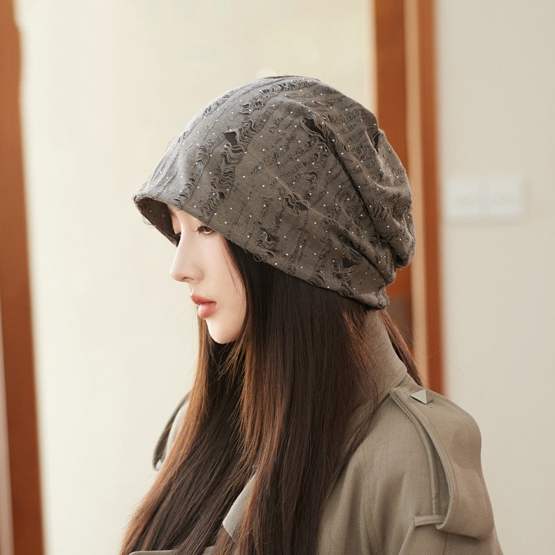 Distressed Slouch Cap