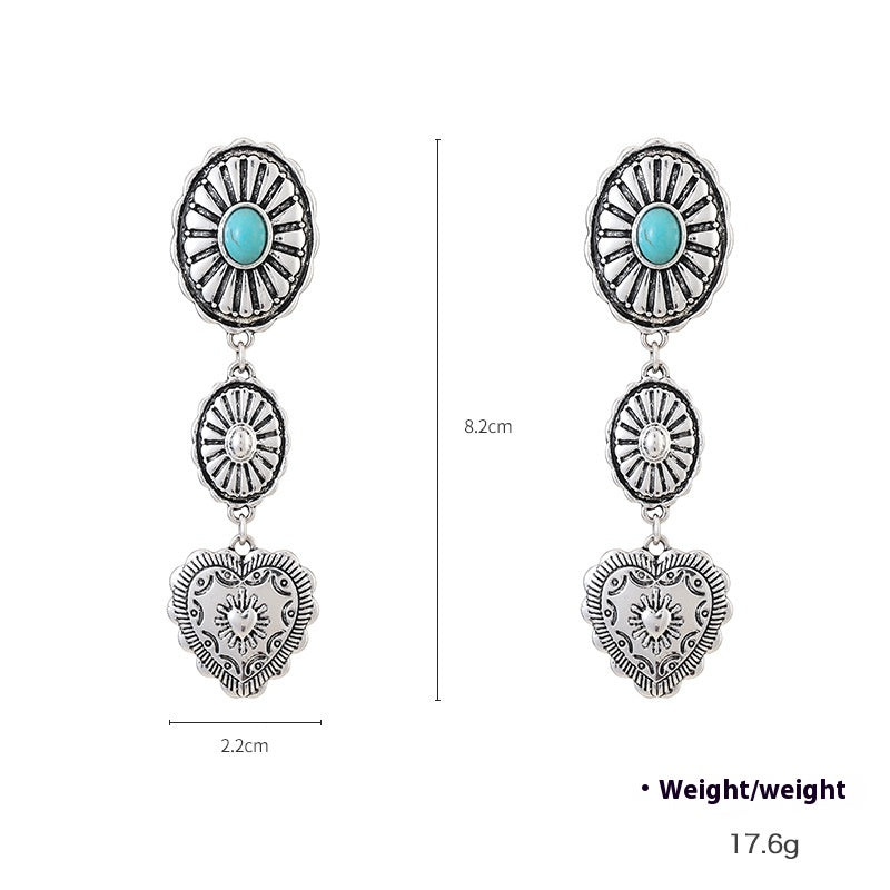 Semi-Precious Stone Beaded Earrings product image