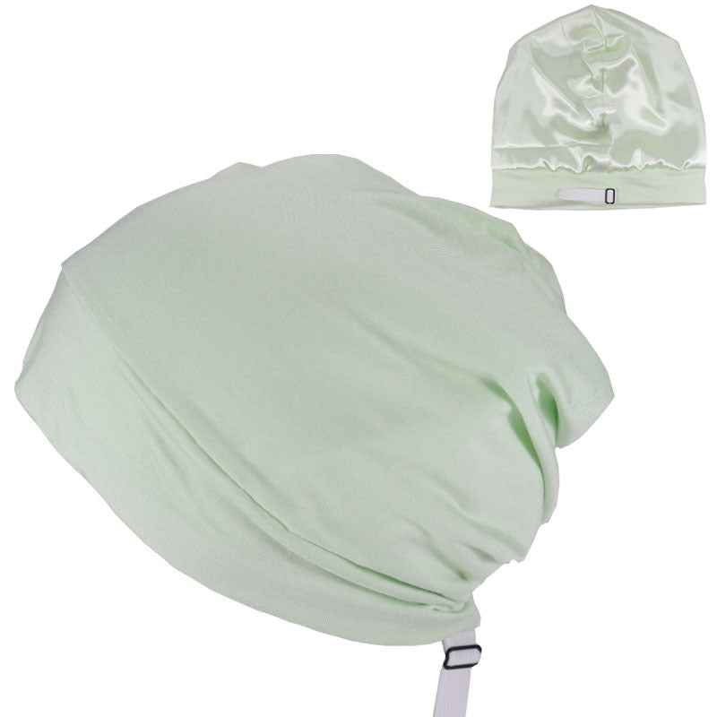 Adjustable Satin-Lined Bonnet