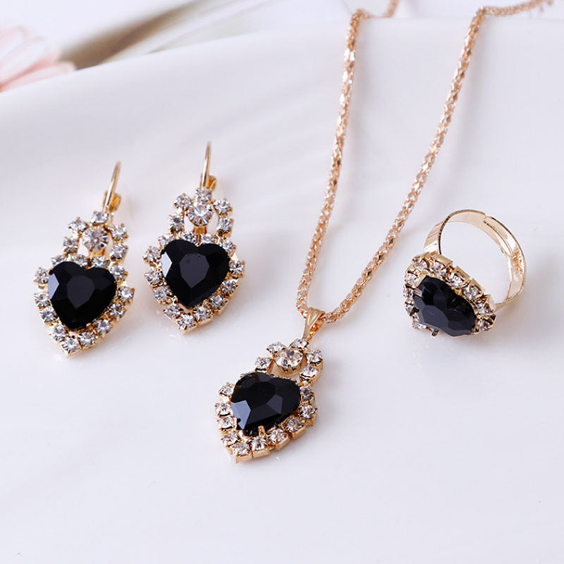 Waterdrop Rhinestone Jewelry Set product image