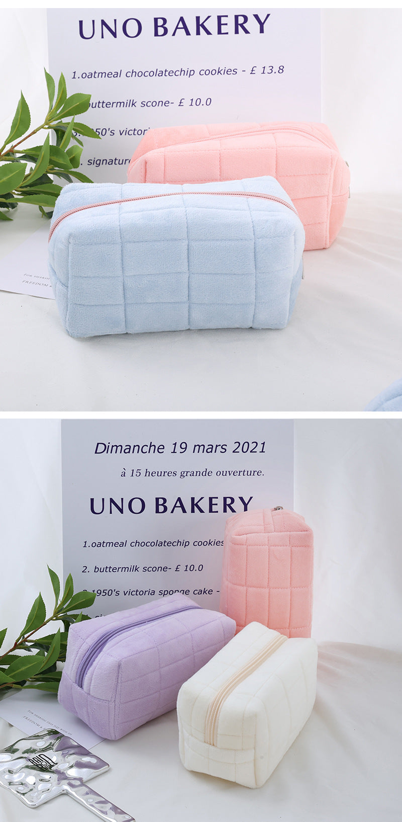 Japanese Good-looking Pillow Cosmetic Bag Large Capacity Storage Stationery Box