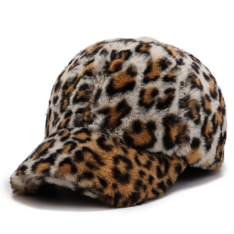 Leopard-Print Baseball Cap