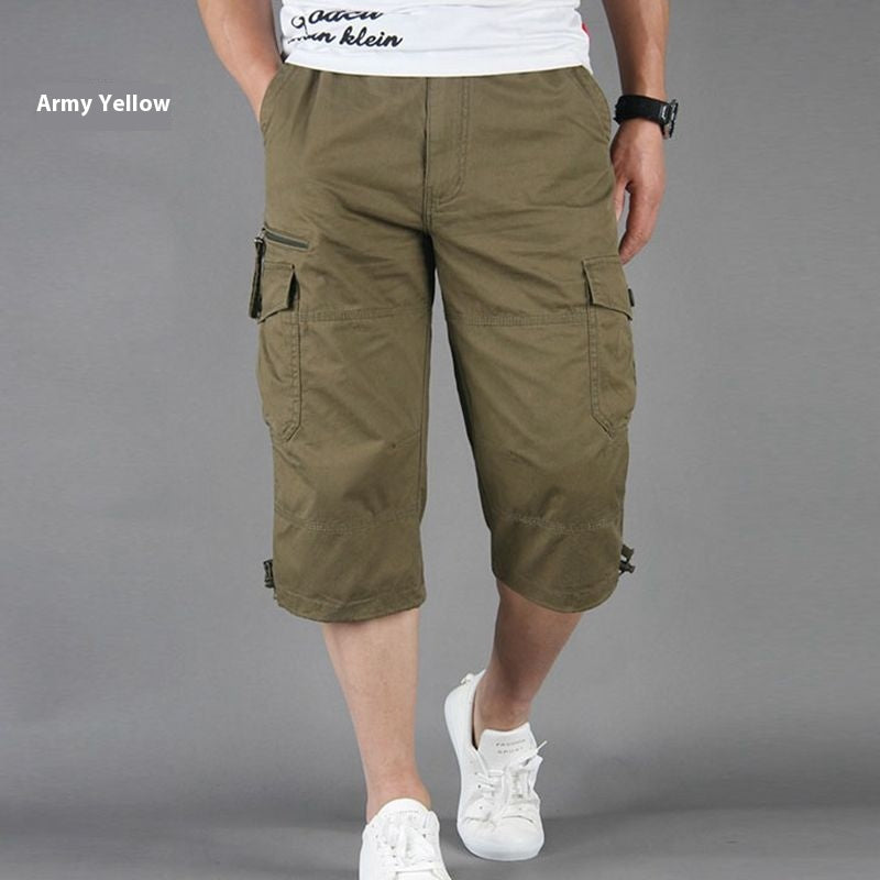 Men's Loose Thin Multi-pocket Outdoor Sports And Casual Shorts