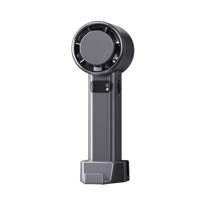 Refrigeration Handheld Turbo Fan Mini Portable Hand Fan, USB Rechargeable Personal Fan, Small Pocket Fan