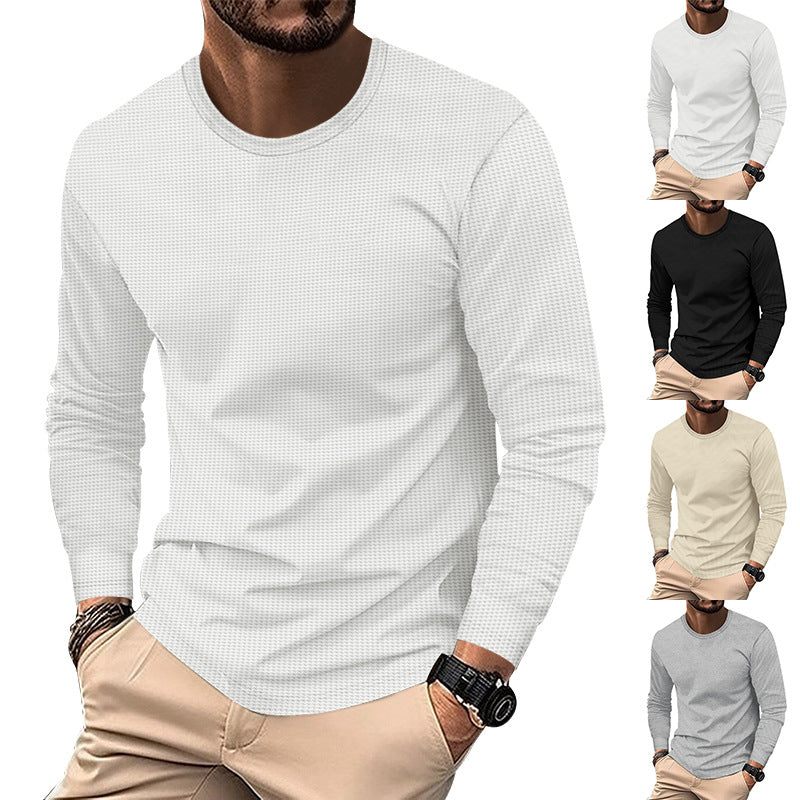Waffle-Knit Crewneck Tee product image
