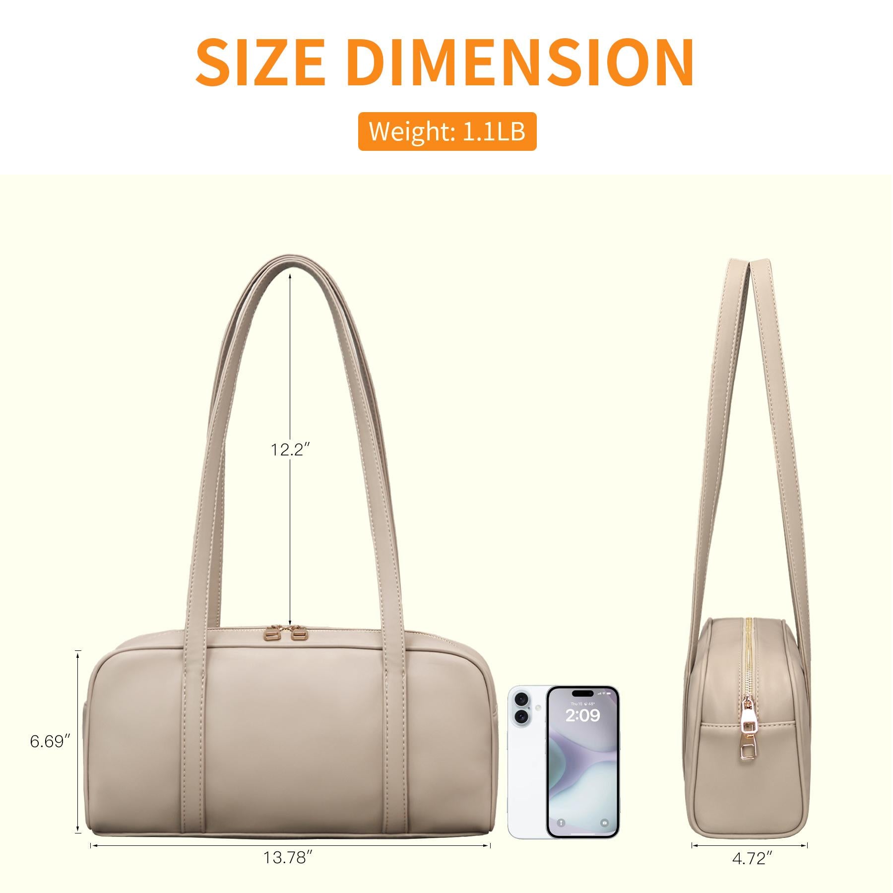 Structured White Shoulder Bag product image