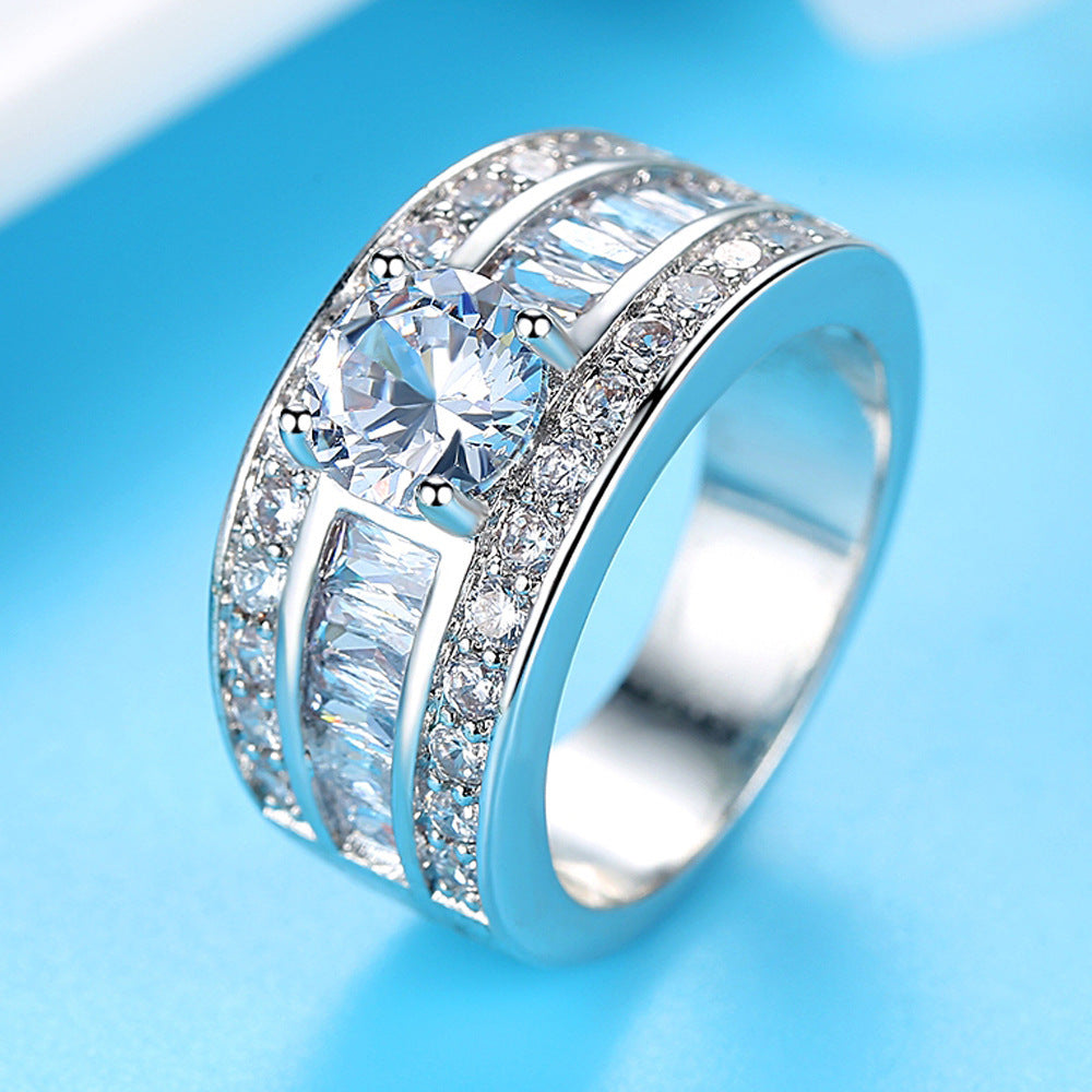 Fashion Jewellery Sumptuous Creative Trend Zircon Claw Heart Arrow Female Adjustable Size Ring Vintage Party Rings For Girls Fashion Jewellery Sumptuo