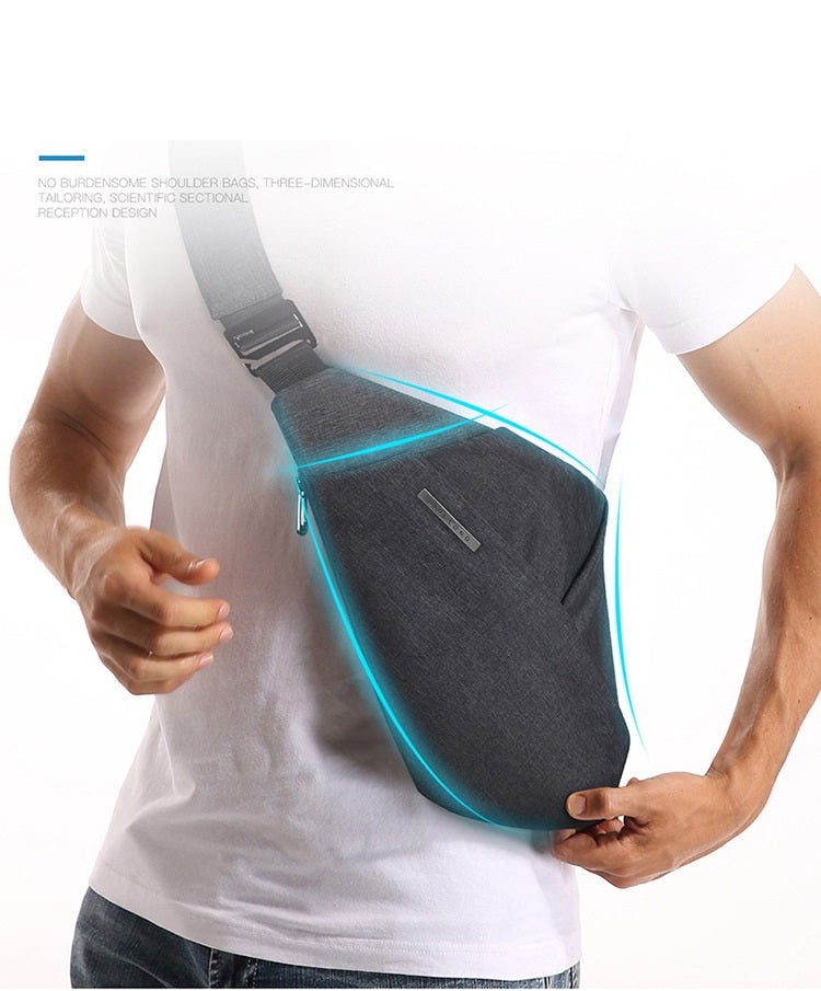 Anti-Theft Canvas Chest Bag product image