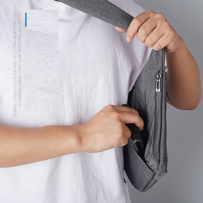 Anti-Theft Canvas Chest Bag product image