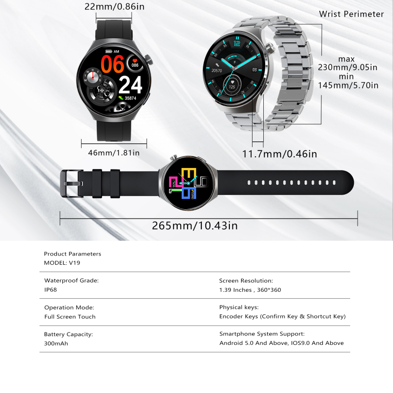 V19 Business Smartwatch product image