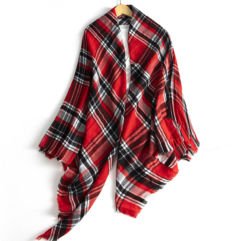Reversible Oversized Scarf Shawl