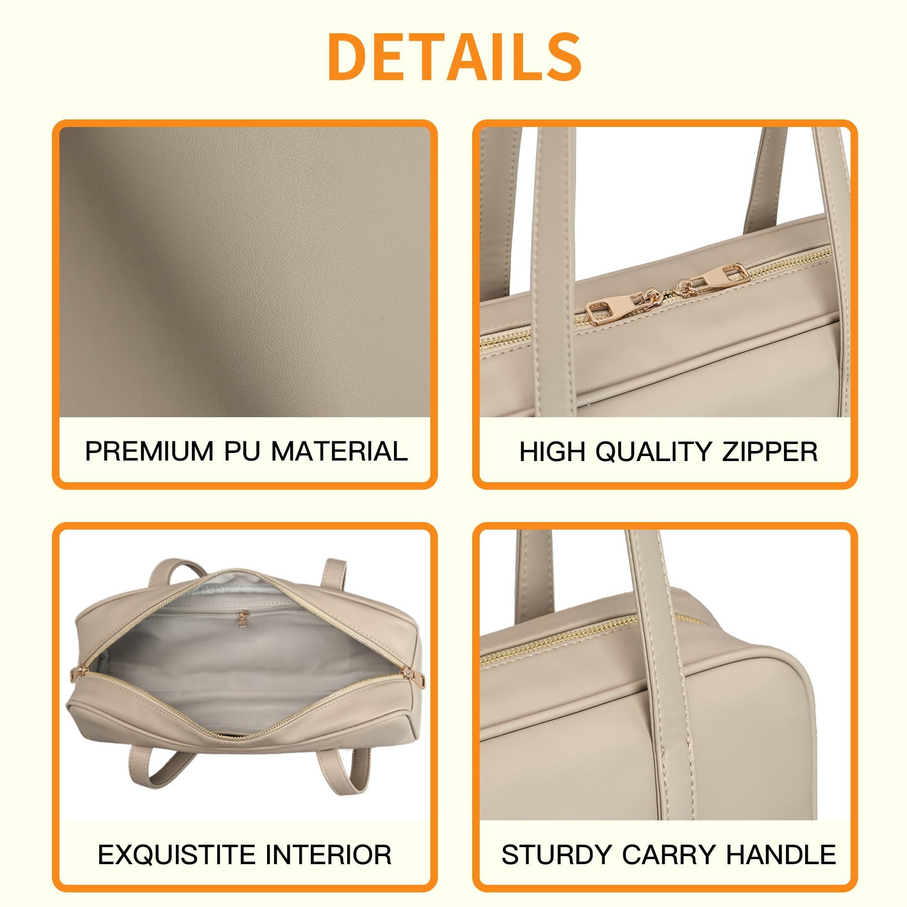 Structured White Shoulder Bag product image
