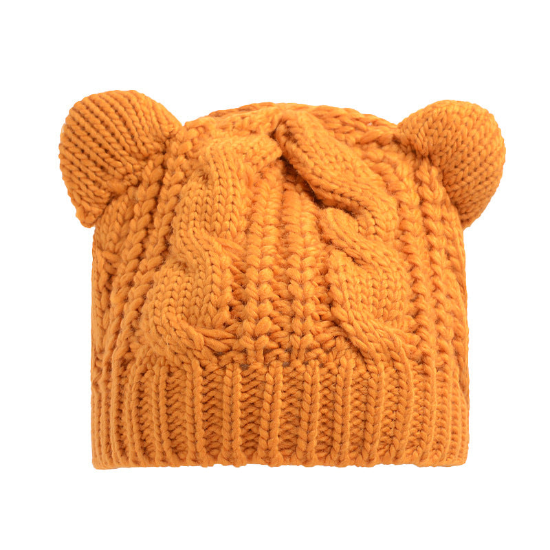 3D Cat-Ear Knit Beanie