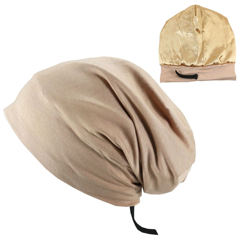 Adjustable Satin-Lined Bonnet