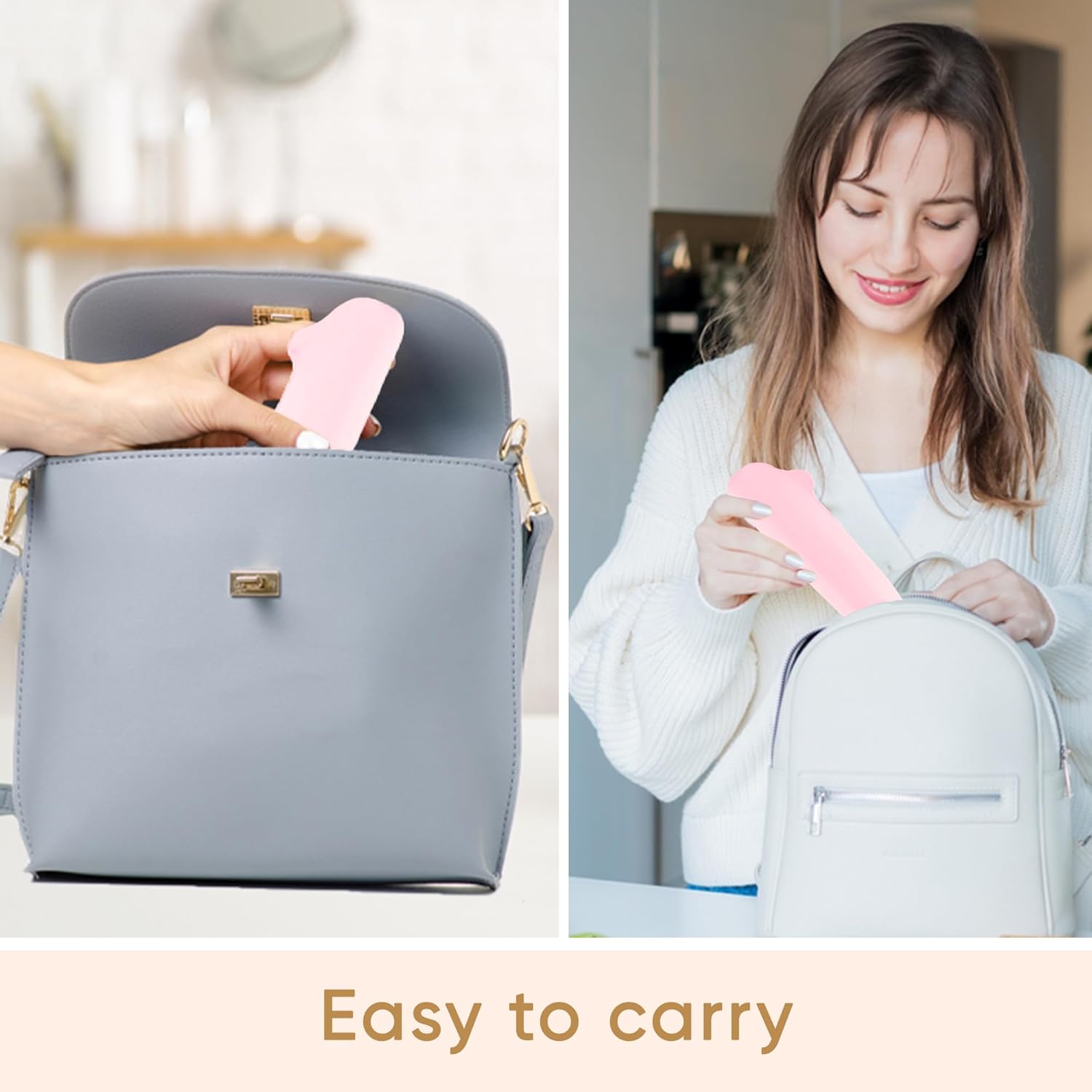 Travel Makeup Brush Holder, Beauty Blender Holder ,Silicone Make Up Brush Organizer Case With Makeup Sponge Holde,Soft & Sleek Cosmetic Pouch For Make