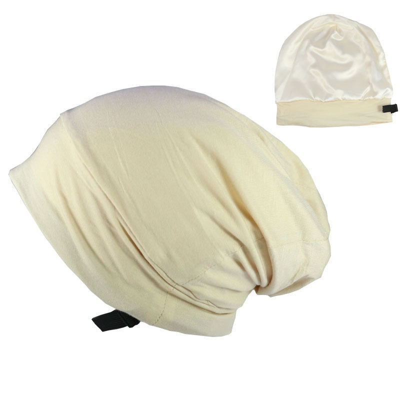 Adjustable Satin-Lined Bonnet